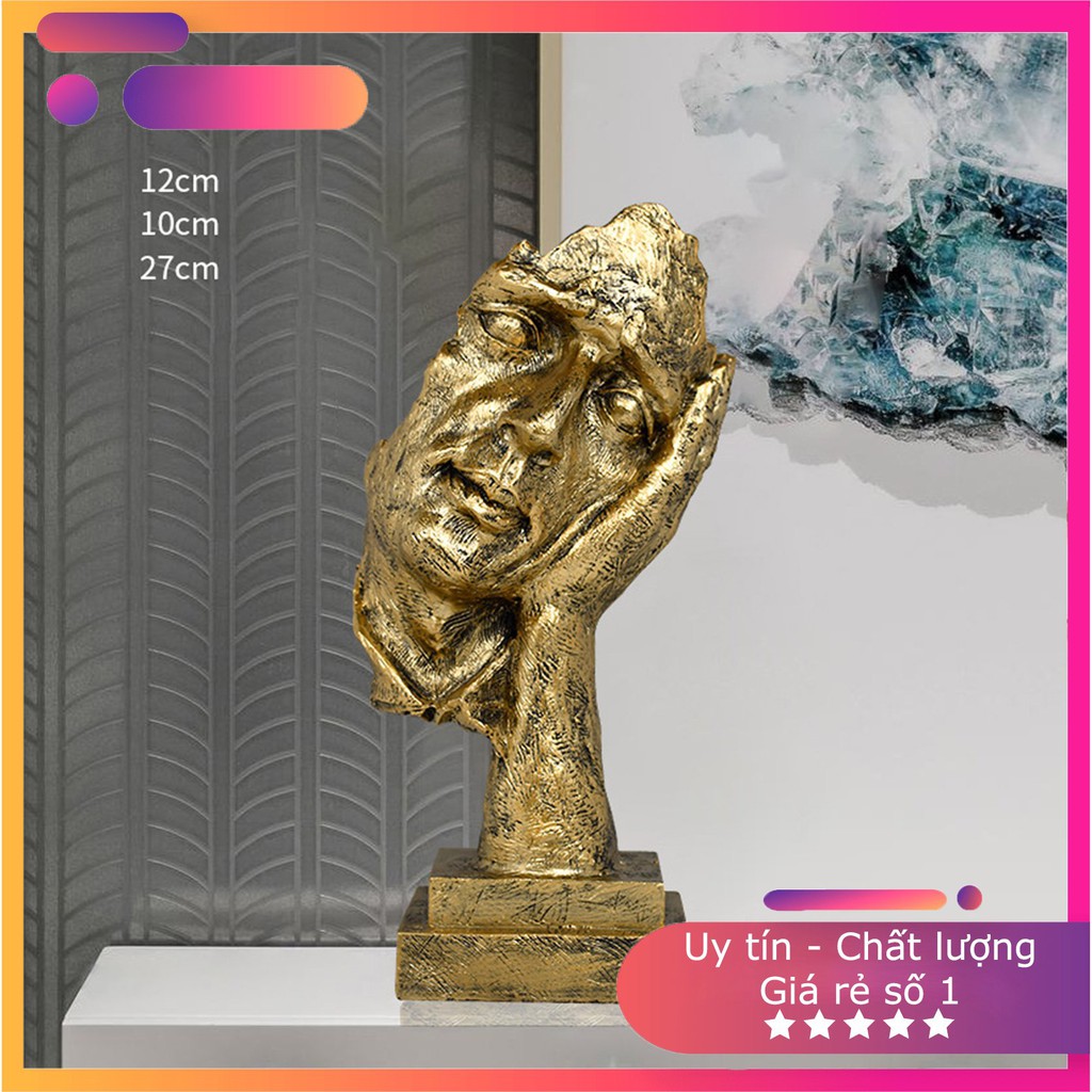 Đồ Decor tượng suy tư " Đưng Nghe" phong cách Bắc Âu