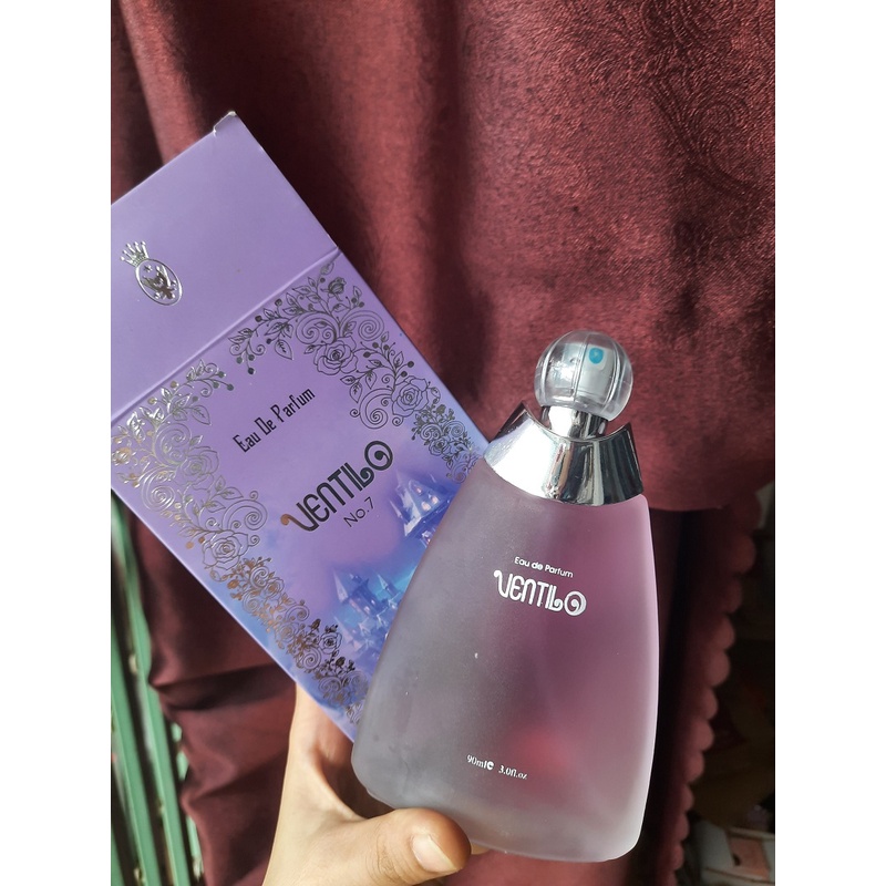 Nước hoa Ventilo Lady Parfum tím hương hoa ngọt nhẹ dịu 90ml