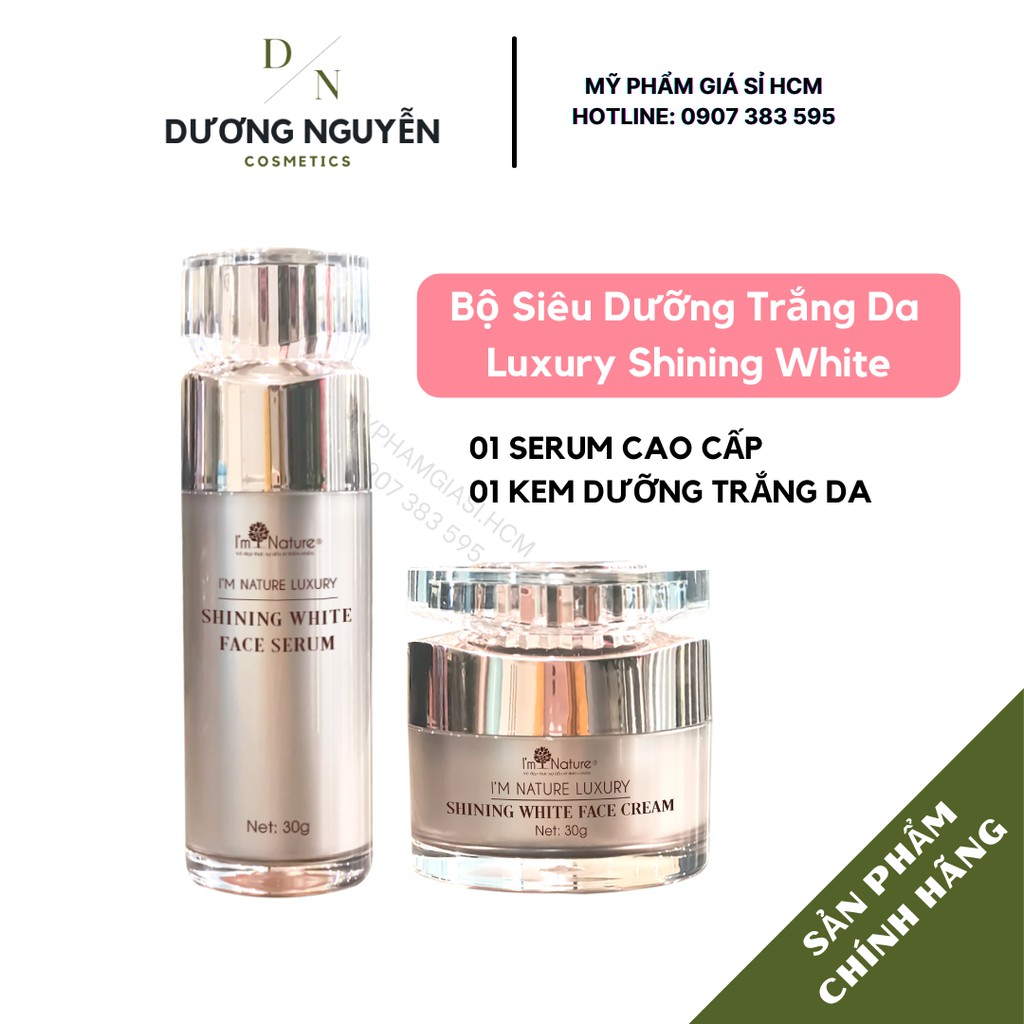 (+Quà) Bộ Kem Dưỡng Trắng Da Cao Cấp I'm Nature Luxury Shining White 60gr | BigBuy360 - bigbuy360.vn