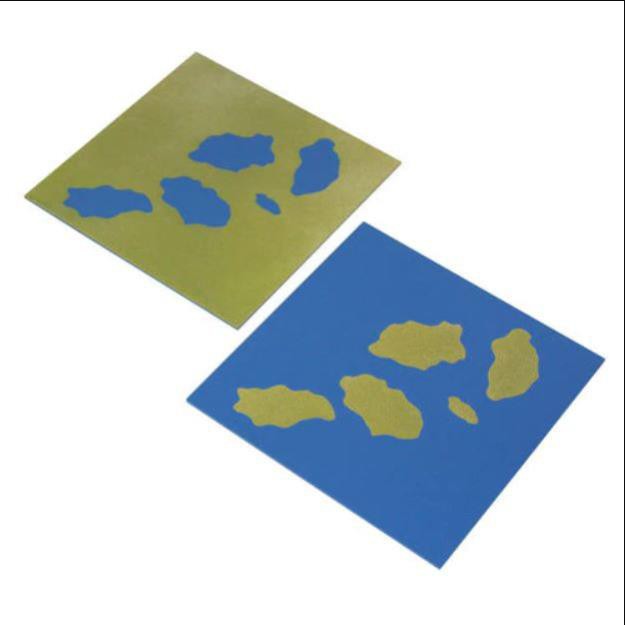 Giáo Cụ Montessori - LAND FORM CARDS