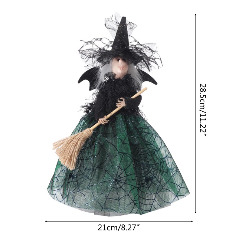 Búp Bê Phù Thủy Trang Trí Halloween Sáng Tạo