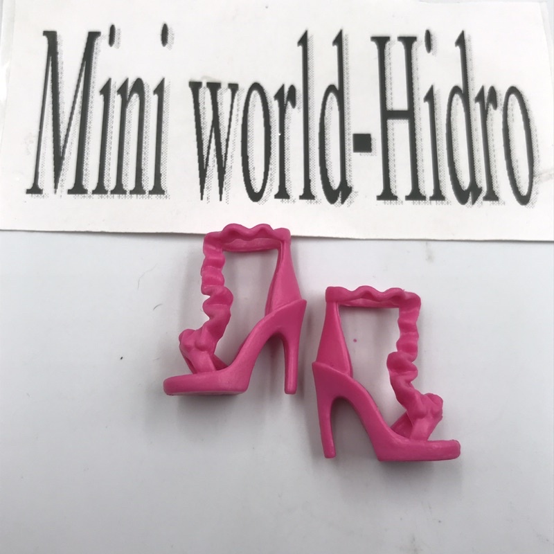 Giày búp bê Barbie model muse chính hãng. Giày cao gót cho búp bê.