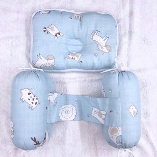 Bộ Gối Chặn Bông Vải Xô Mềm Cho Bé
