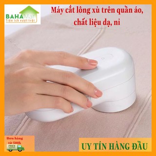 MÁY CẮT LÔNG XÙ TRÊN QUẦN ÁO, ĐỒ DẠ, NỈ "BAHAMAR" cầm tay Pin sạc tiện dụng chất lượng cao, hút tốt mảnh vụn, bụi khe kẽ