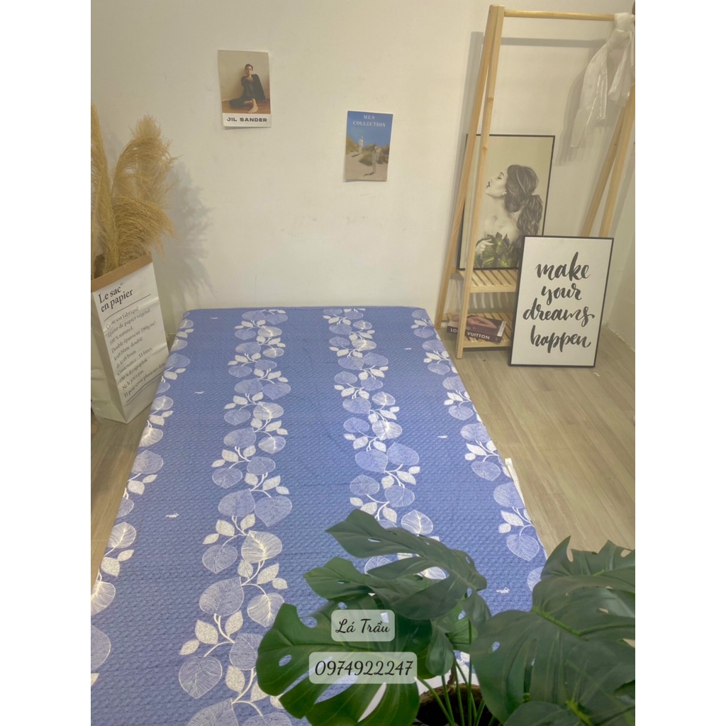 Ga Giường ( lẻ ) cotton THẮNG LỢI 100%. Vải có in logo Thắng Lợi Không Xù Lông, Không Phai Màu. Vệ sinh đơn giản tại nhà