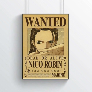 Poster dán tường họa tiết One Piece độc đáo