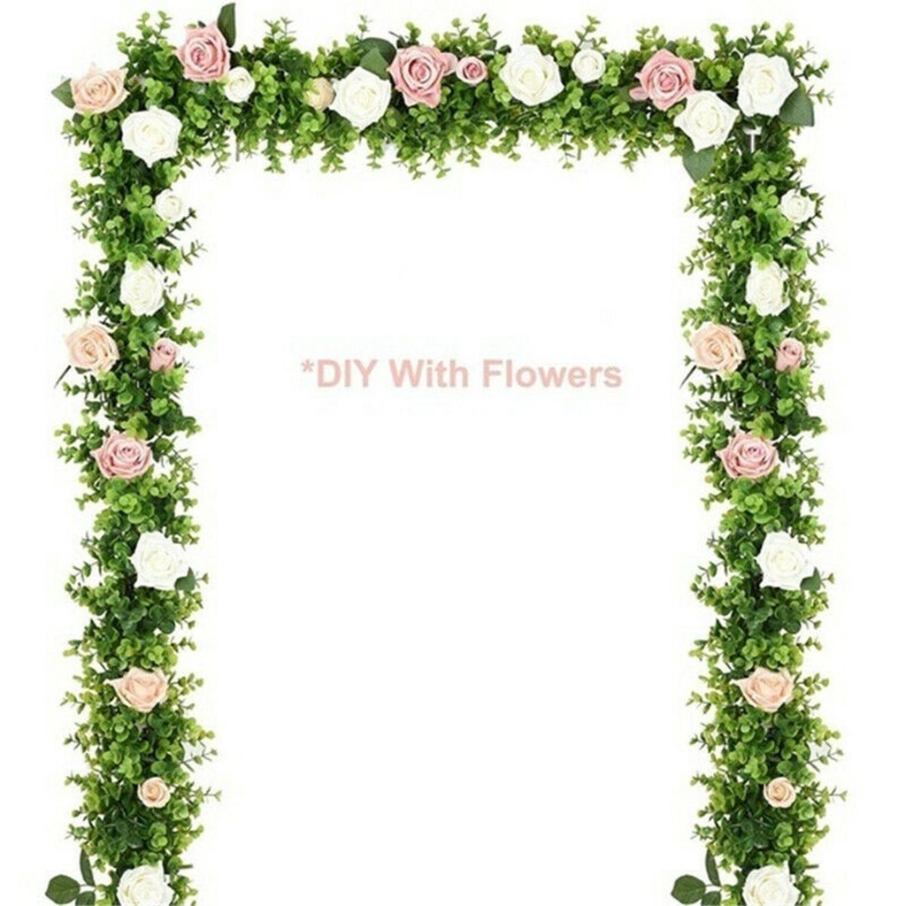 Nhánh Cây Bạch Đàn Nhân Tạo Treo Tường Trang Trí 6.3Ft