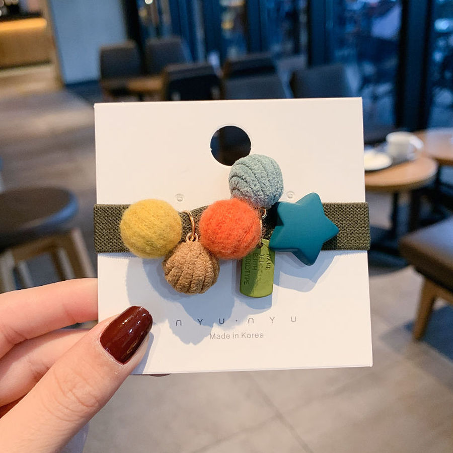 Dây Buộc Tóc Vải Co Dãn Đáng Yêu Cho Nữ