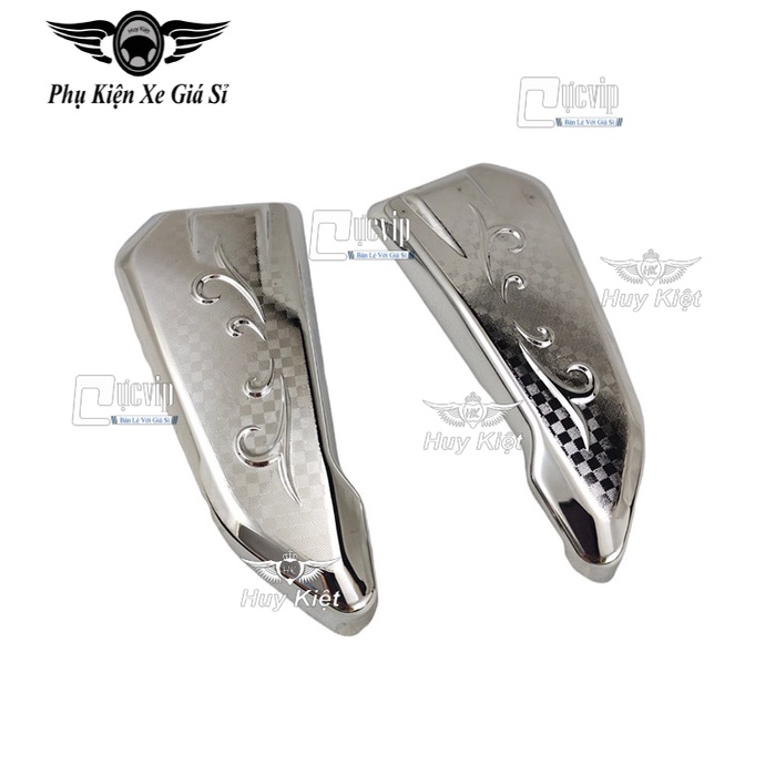 Ốp Gác Chân Sau SH 2017 - 2022, SH 350i, SH Mode 2013 - 2019 Xi Mạ Crom MS2133