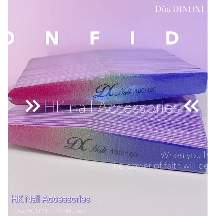 Dũa móng tay DC Nail - 100/180 Siêu bền