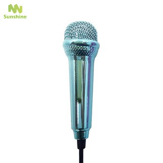 ♥♣♥ Mini Karaoke Condenser Wired 3.5mm Stereo Microphone Mic For Android Mobile Phone