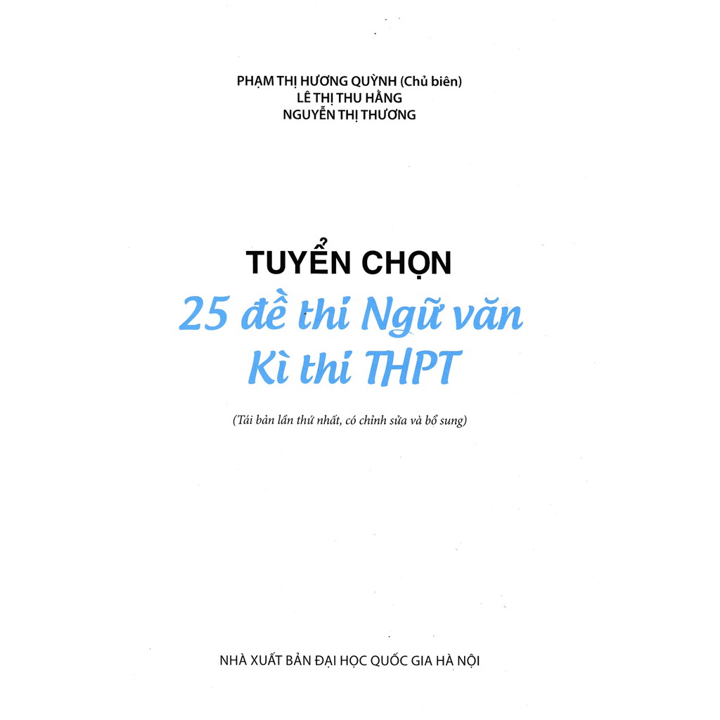 Sách - Tuyển Chọn 25 Đề Thi Ngữ Văn Kì Thi THPT