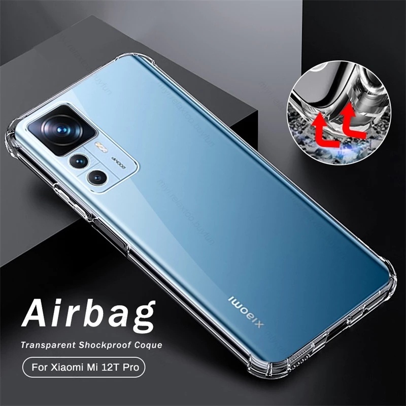 Ốp Điện Thoại Silicone Mềm Trong Suốt Chống Sốc Cho Xiaomi Poco X5 Pro M5S M5 M4 5G Pro X4 X3 GT NFC M3 F3 C31 C50