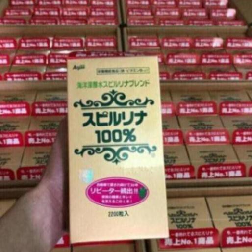100 viên tảo xoắn Nhật Bản (uống + đắp mặt)