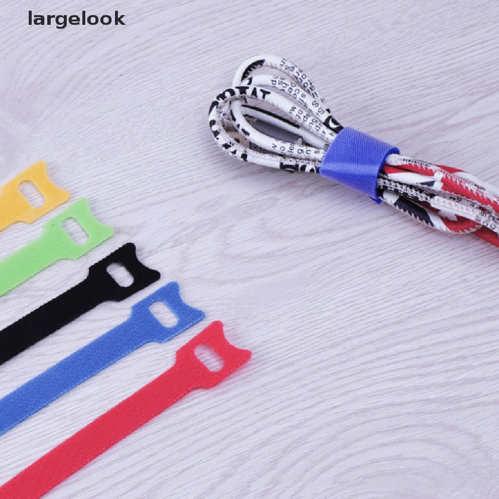 Bộ 10 dây quấn dây cáp sắp xếp gọn gàng bằng nylon có thể tái sử dụng