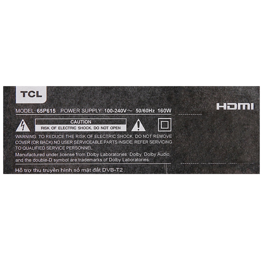 [FREESHIP] Android Tivi TCL 4K 65 inch 65P615 | BigBuy360 - bigbuy360.vn