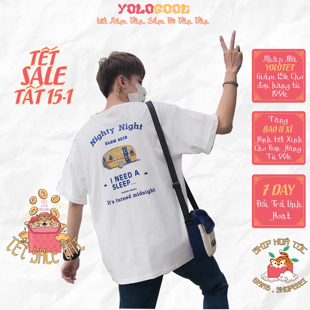 Áo thun tay lỡ  I NEED A SLEEP  phông Unisex nam nữ tee oversize form rộng pull Ulzzang Streetwear Hàn Quốc vải mềm