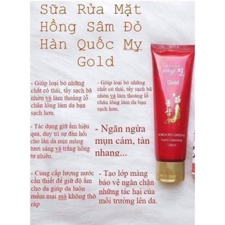 SỬA RỬA MẶT SÂM ĐỎ HÀN QUỐC