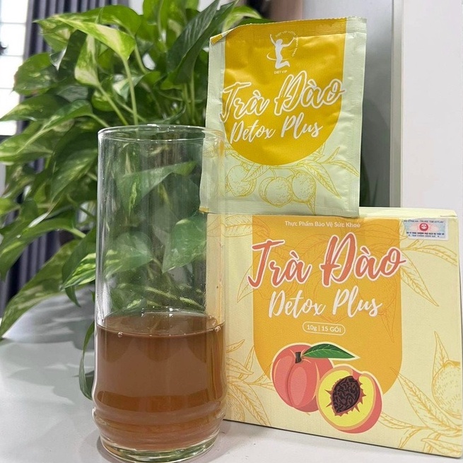 Trà Đào Hỗ Trợ Giảm Cân, Detox Plus