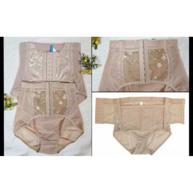 Quần lót gen định hình bụng móc cài lưới cao cấp | BigBuy360 - bigbuy360.vn