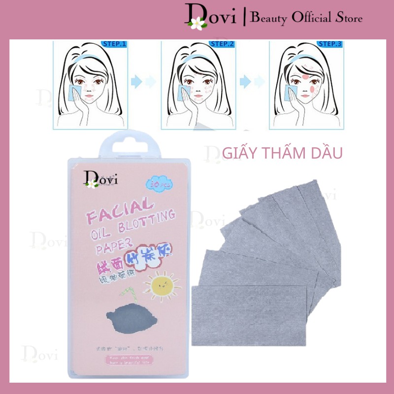 Giấy Thấm Dầu Facial oil Blotting Paper 30 Tờ