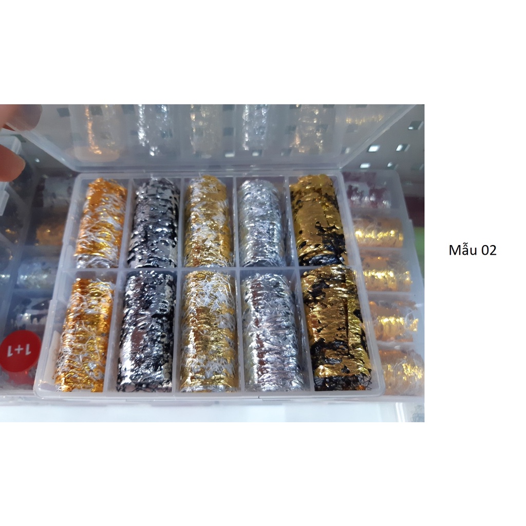 Hộp trang trí Foil ren (NA5827)