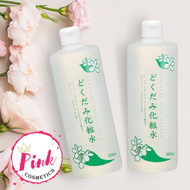 Nước hoa hồng lotion toner diếp cá Nhật Bản Dokudami ngăn ngừa mụn 500ml