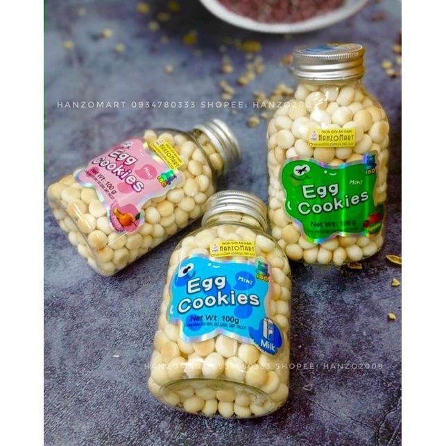 Bánh ăn dặm cho bé men trứng bi sữa rau củ / trái cây trứng IBO