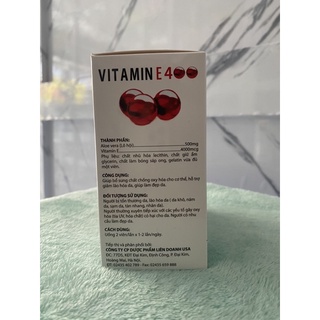 VITAMIN E4 ĐỎ VIÊN UỐNG ĐẸP DA