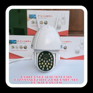 [RẺ VÔ ĐỊCH] CAMERA YOOSEE PTZ YN8807 23LED 2.0MPX FHD 1080P SIÊU NÉT - CÓ MÀU BAN ĐÊM
