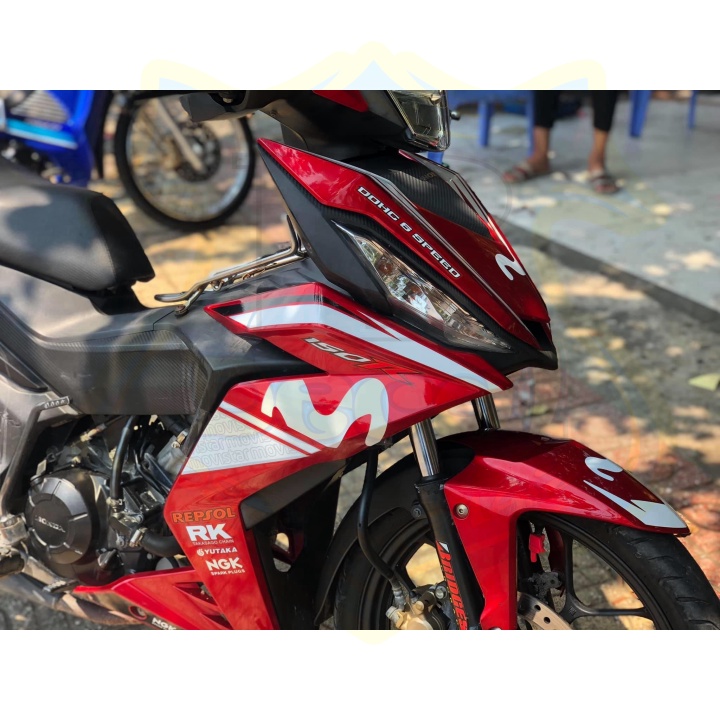 ( Quí khách vui lòng mang ra tiệm cho thợ dán ) Tem winner 1movistar 2 đỏ