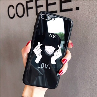 Ốp gương cặp đôi bắn tim