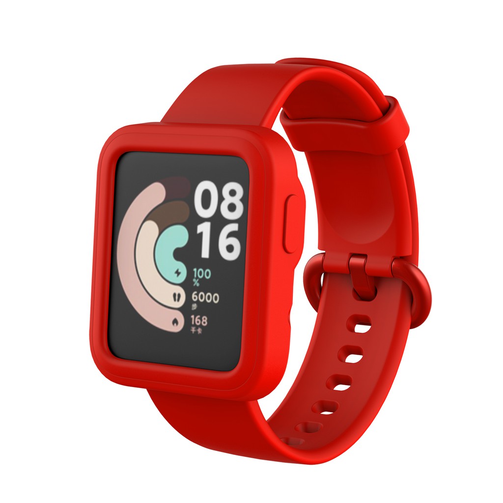 Ốp Bảo Vệ Bằng Silicon Cho Đồng Hồ Xiaomi Mi Watch Lite Phiên Bản Quốc Tế