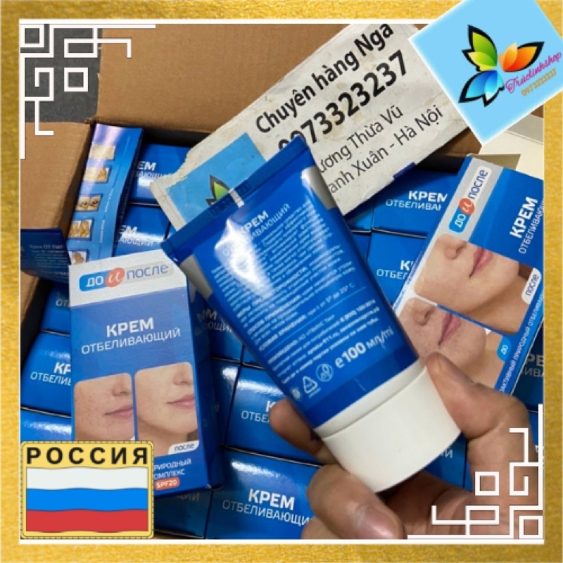 Kem nám tàn nhang xanh Kpem Nga 100ml date 11/24