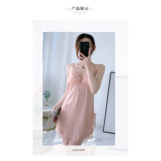 Váy Lụa 2 Dây Có Lót Ngực X14