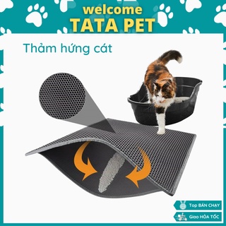 Thảm hứng cát mèo, Thảm chống văng cát, hứng cát vệ sinh cho mèo nhiều size