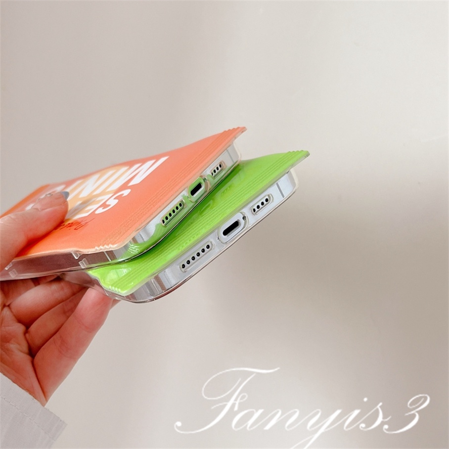 Ốp Điện Thoại TPU Mềm Trong Suốt In Chữ Đơn Giản Cho IPhone 14 13 12 11 Pro Max X XR Xs Max 8 7 6 6s Plus SE 2020