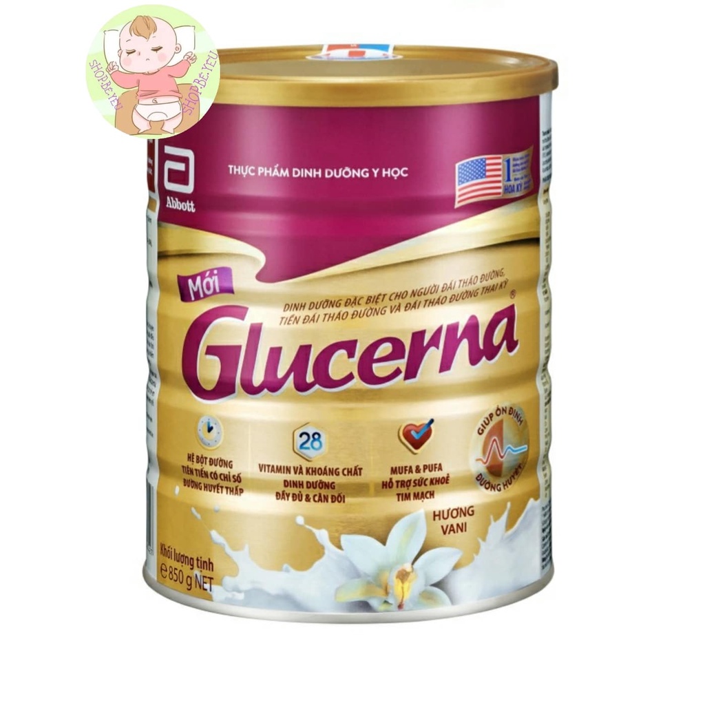 Sữa bột Glucerna Vani 850g