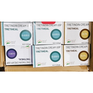 Tretiheal 0.025 - 0.05% - kem bôi giảm mụn, ngừa mụn, chống lão hóa tretinoin cream tretiheal