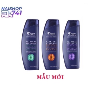 Head mỹ giảm gàu, nấm, dầu gội head & shoulders mỹ clinical strength 400ml