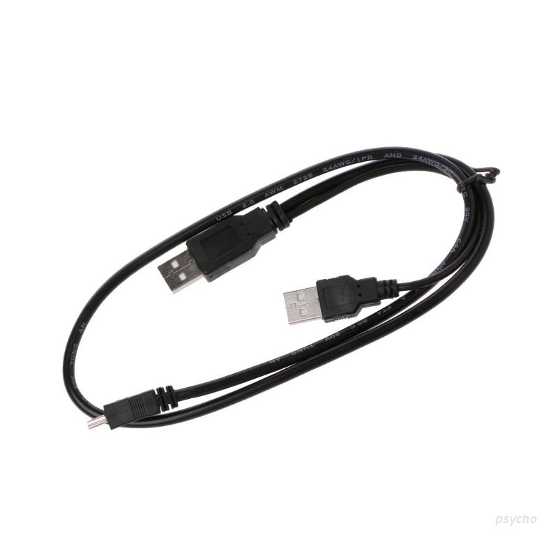 Dây Cáp Chữ Y Chuyển Đổi Cổng Usb 2.0 Type A Male Sang Male Mini Usb Y Cho Ổ Cứng Di Động