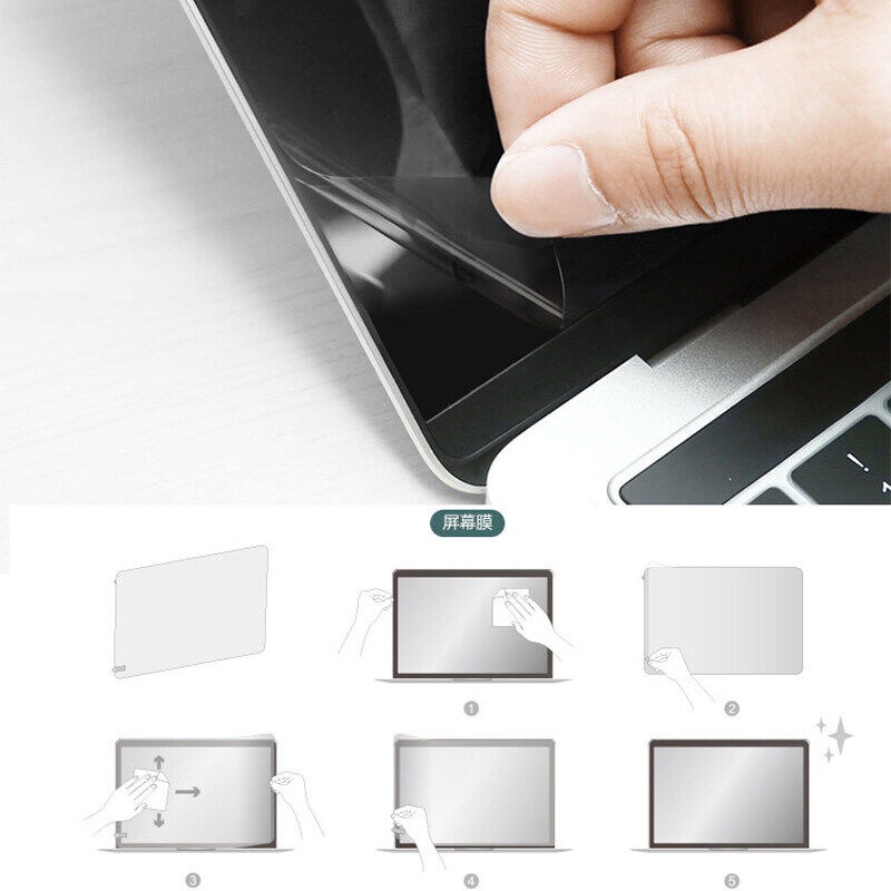 Miếng Dán Bảo Vệ Màn Hình Bằng Nhựa Mềm Độ Nét Cao Chống Vi Khuẩn Cho 2022 Macbook Air M2 13.6 "A2681 Macbook Pro M2 13" A2338