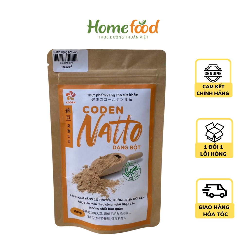 Natto dạng bột vàng 100gr