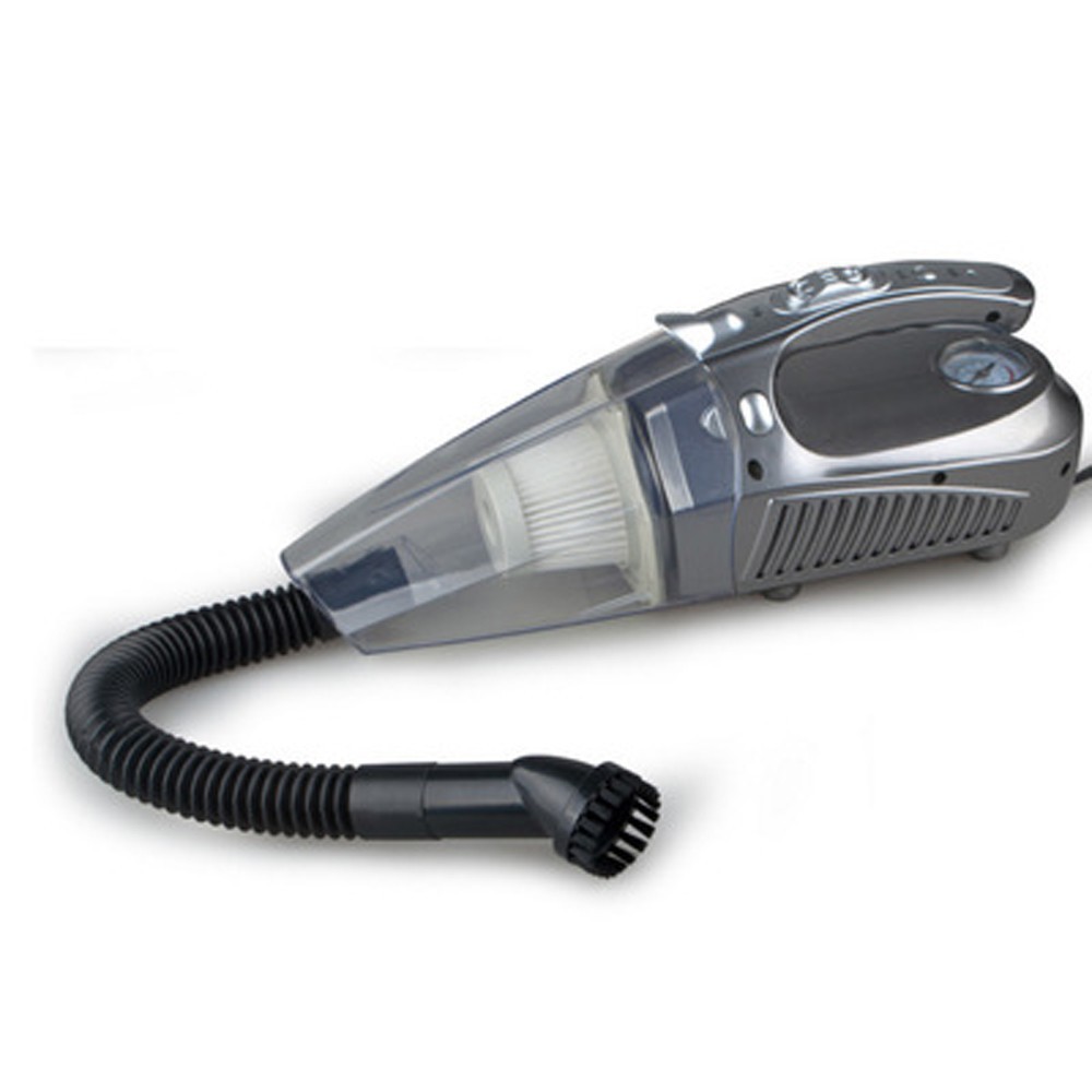 Máy hút bụi kiêm bơm lốp đa năng ô tô 4 trong 1 Car Vacuum Clean model 2021 có đèn chiếu sáng LOẠI 1