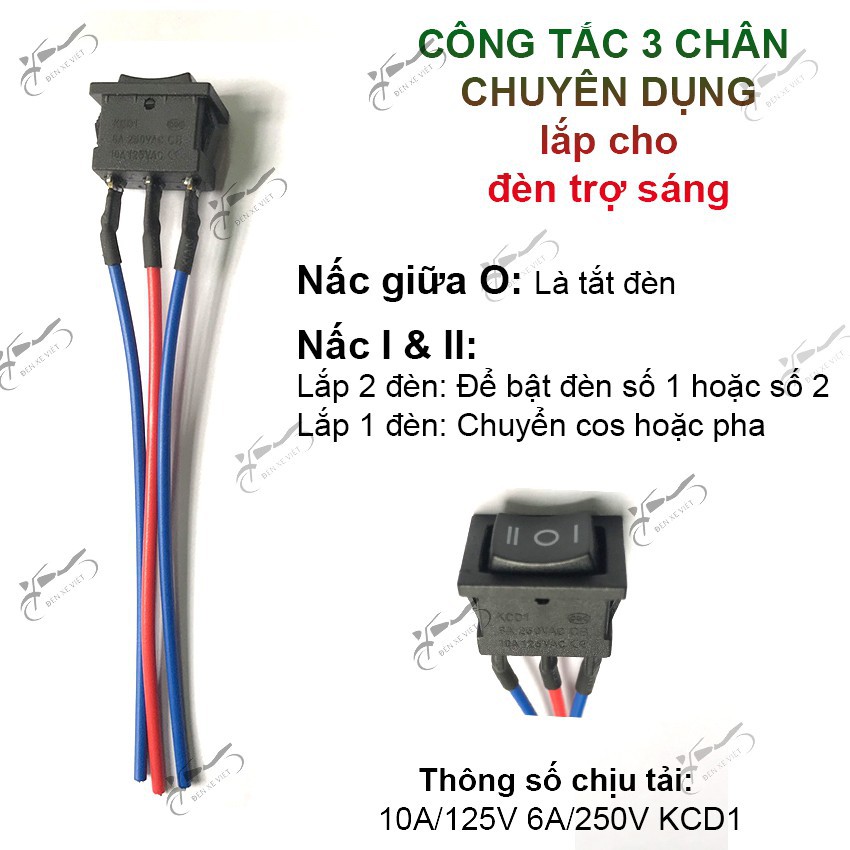 ĐÈN TRỢ SÁNG BI CẦU MINI 2 CHẾ ĐỘ COS VÀNG PHA TRĂNG