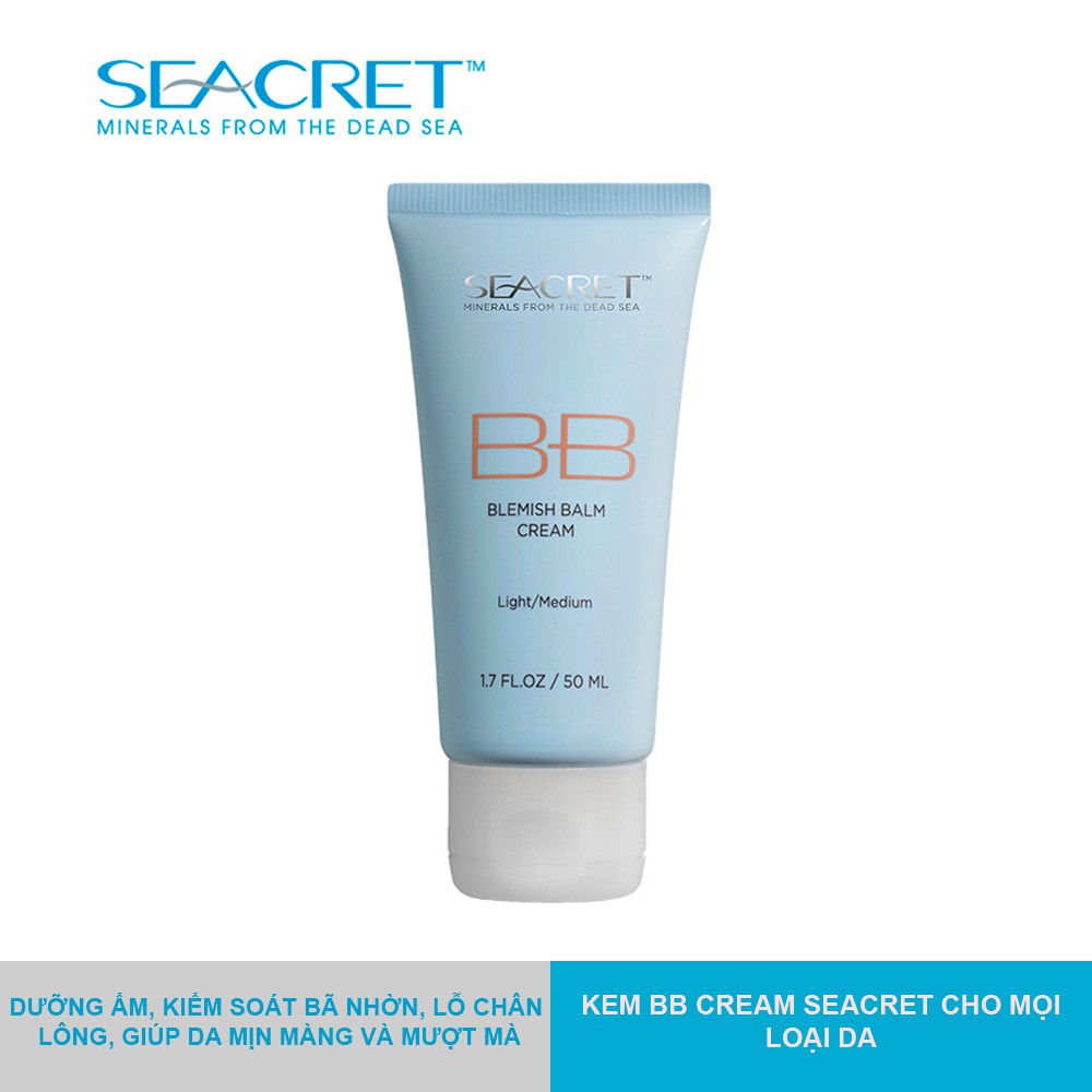 KEM BB CREAM SEACRET CHỐNG NẮNG, VỪA GIÚP DA MỀM MỊN, ĐỀU MÀU, BỀN LÂU | BigBuy360 - bigbuy360.vn