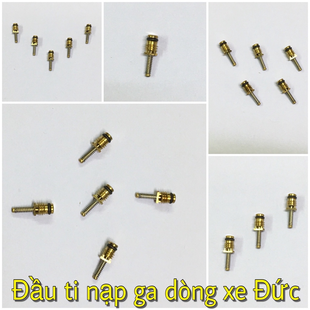 Các loại đầu ty nạp gas (Chọn đúng phân loại hàng)