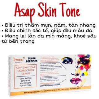 Serum Teanna ASAP Super Peptides dưỡng trắng da, mờ thâm và cải thiện da