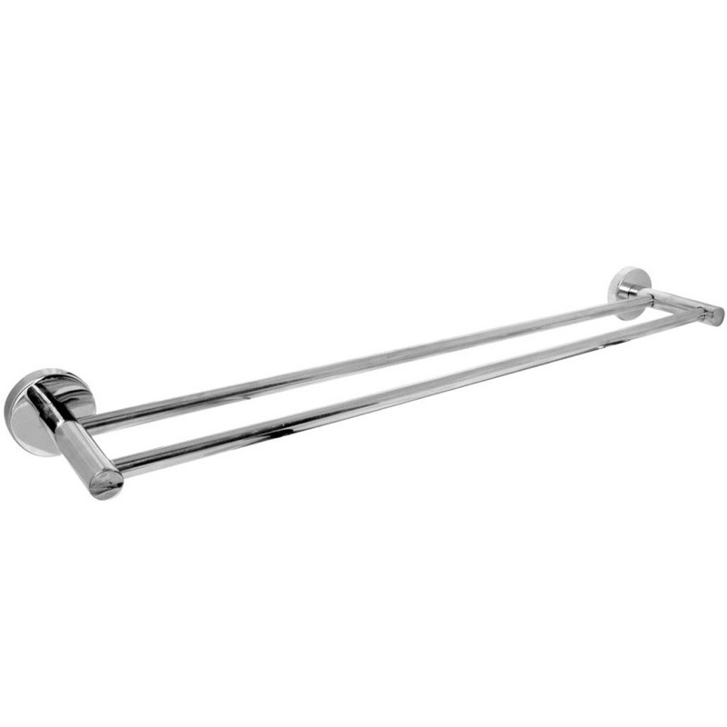 Giá treo khăn nhà tắm inox 304 TOP R không gỉ cao cấp, giá vắt khăn tắm đôi | BigBuy360 - bigbuy360.vn