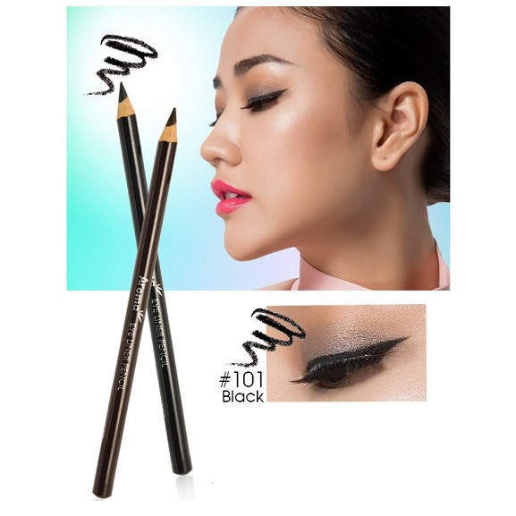 [MÀU ĐEN] Chì kẻ mí Aroma Eyeliner Pencil - C380